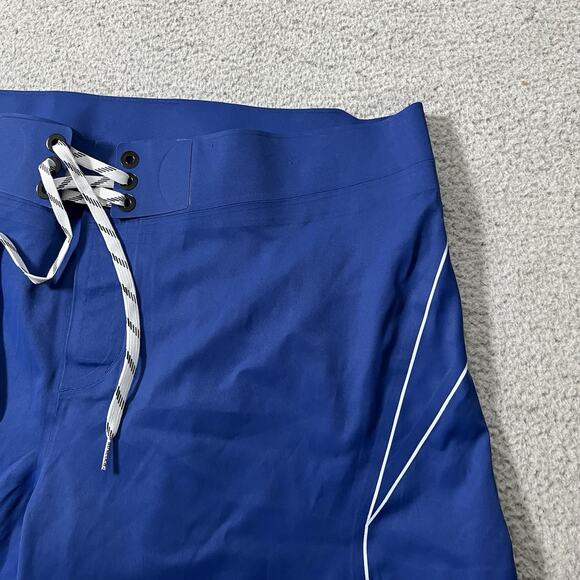 Lululemon Board Shorts Mens 40 Blue Swim Trunks Pockets Beach Drawstring - Picture 6 of 11